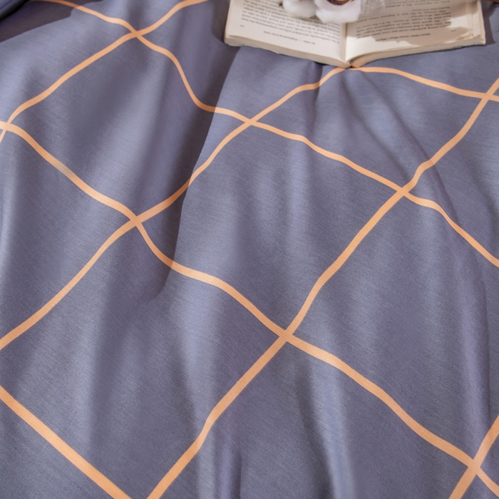 91家纺网 家纺一手货源 找家纺 总斯尔顿 2025新款全棉纯环保印染三件套学生宿舍