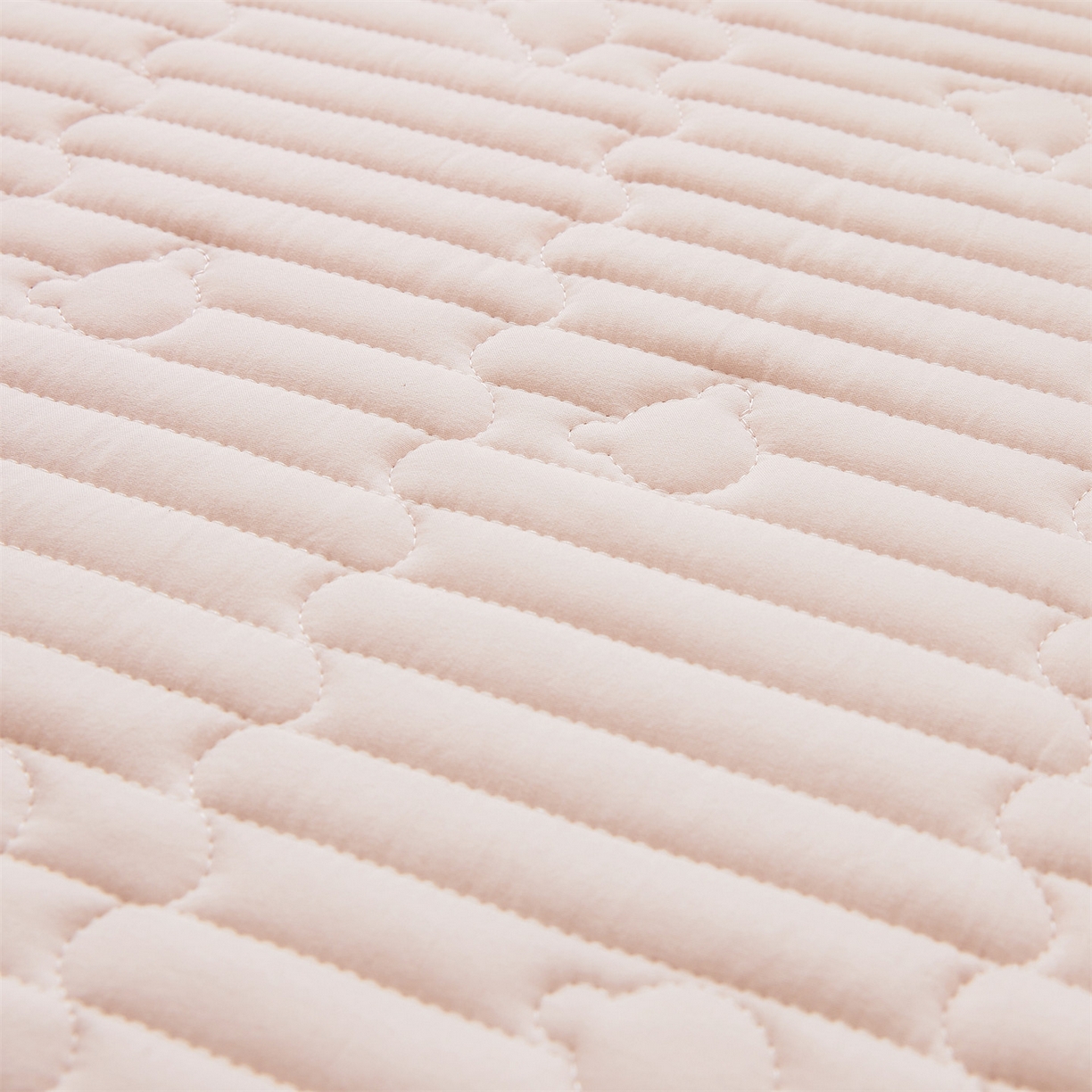 91家纺网 家纺一手货源 找家纺 雯豆家纺 2025新款四季款学生宿舍夹棉床笠上下铺床垫保护套 洛川-密合粉