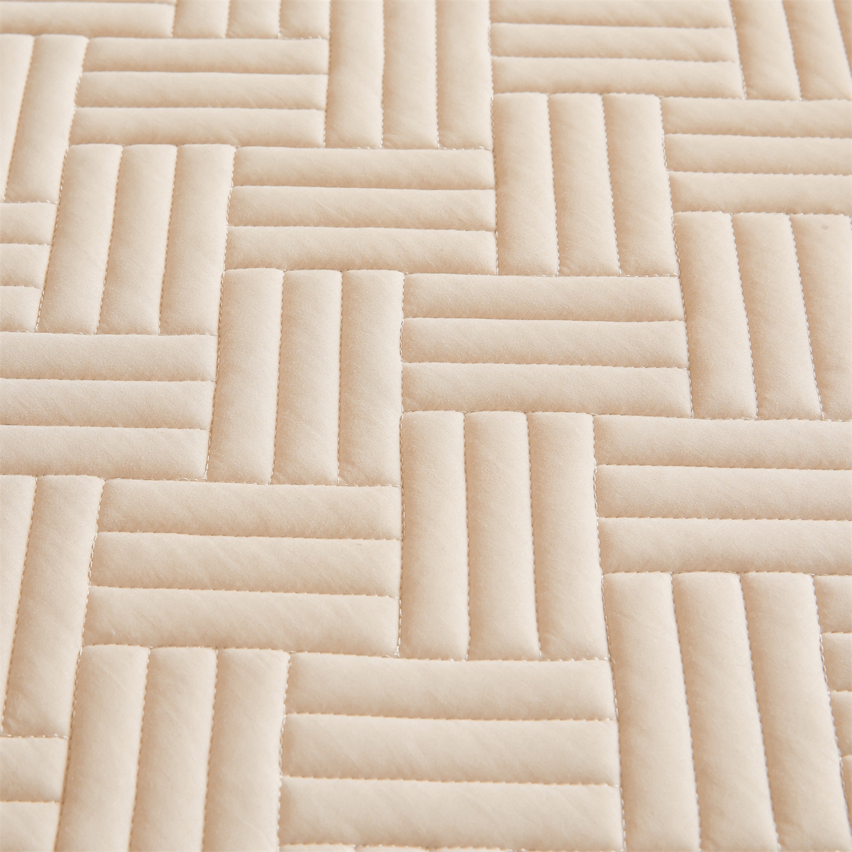 91家纺网 家纺一手货源 找家纺 雯豆家纺 2025新款学生宿舍夹棉床褥薄垫子上下铺床单人床护垫 摩登-奶咖