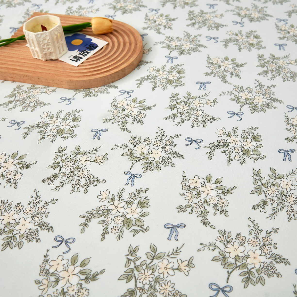 91家纺网 家纺一手货源 找家纺 乐居家纺 2025新款针织棉双层纱单件床笠 海棠