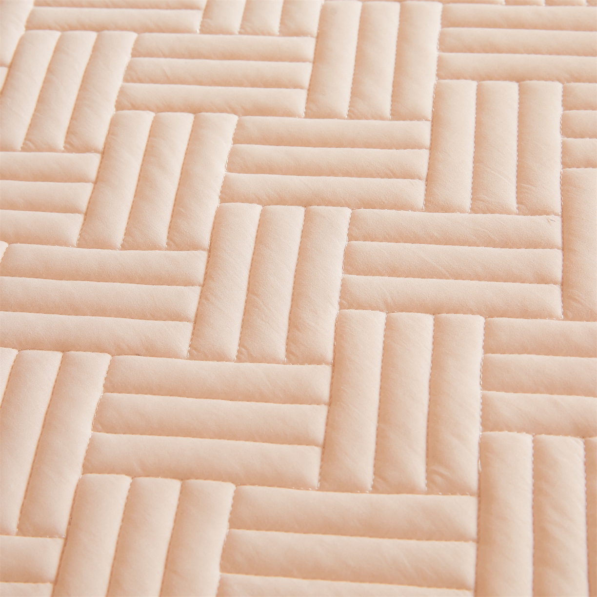 91家纺网 家纺一手货源 找家纺 雯豆家纺 2025新款学生宿舍夹棉床褥薄垫子上下铺床单人床护垫 摩登-密合粉