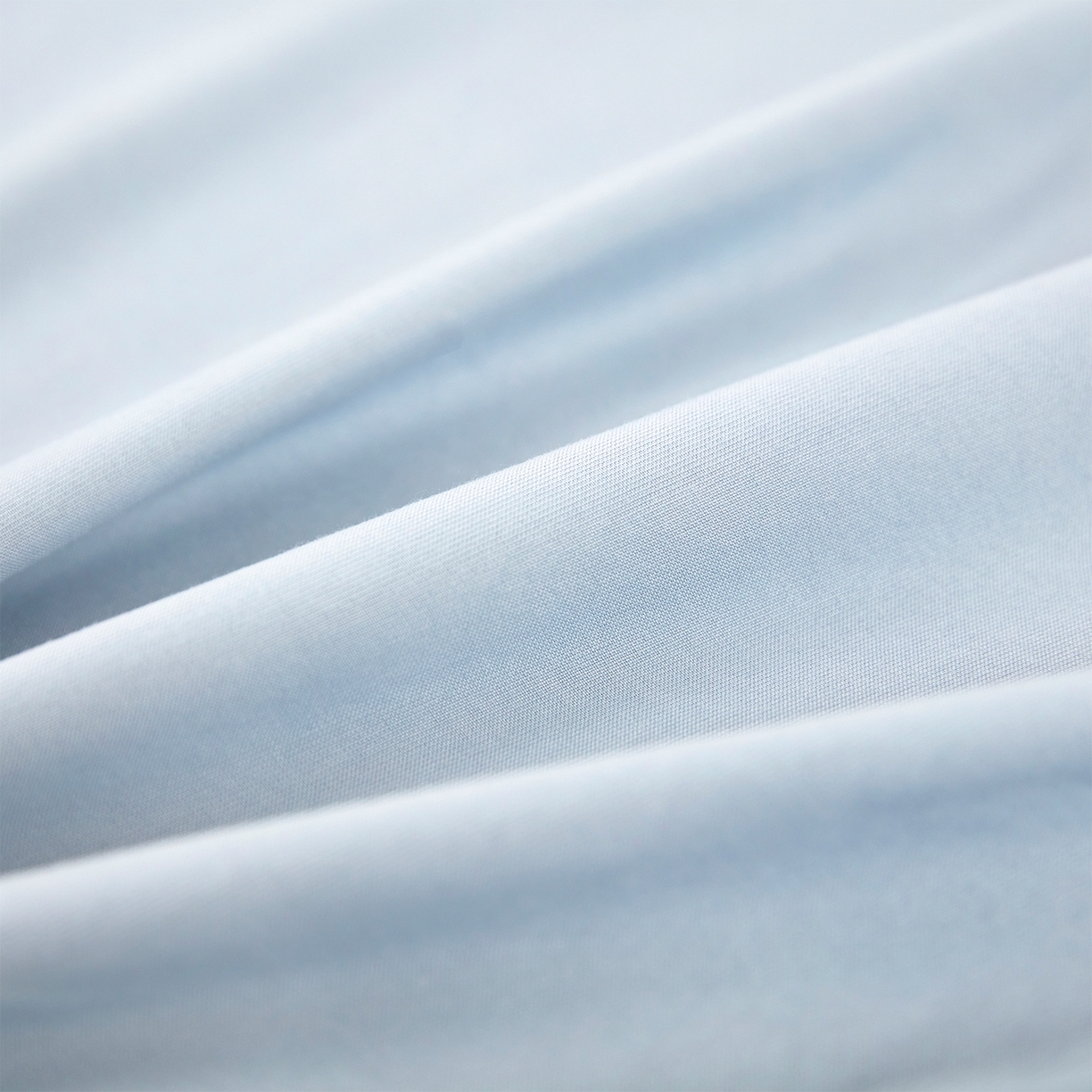 91家纺网 家纺一手货源 找家纺 乐居家纺 2025新款针织棉双层纱单件床笠 海蓝