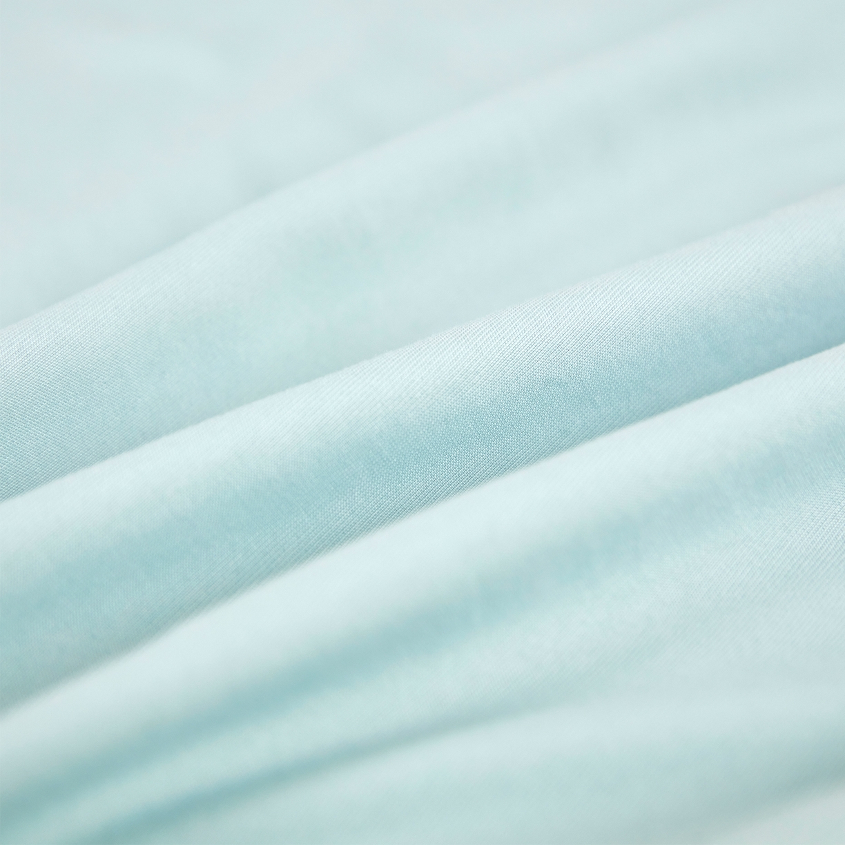 91家纺网 家纺一手货源 找家纺 乐居家纺 2025新款针织棉双层纱单件床笠 浅绿