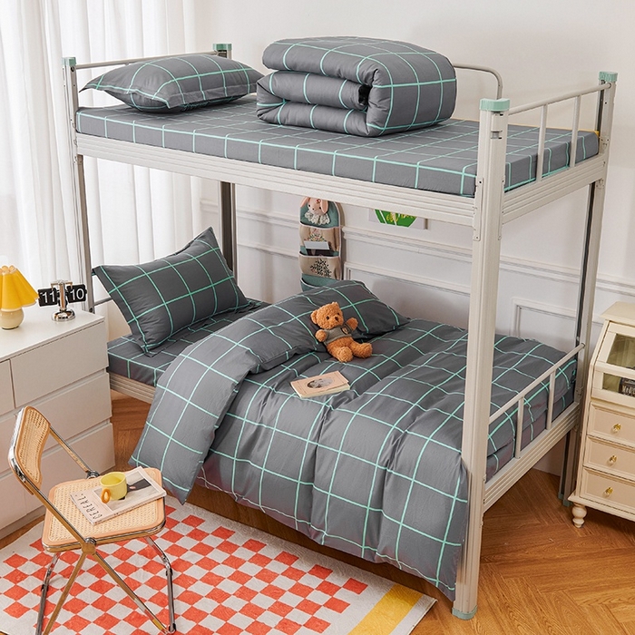 91家纺网 家纺一手货源 找家纺 （总）斯尔顿 2025新款学生宿舍加厚全棉三件套