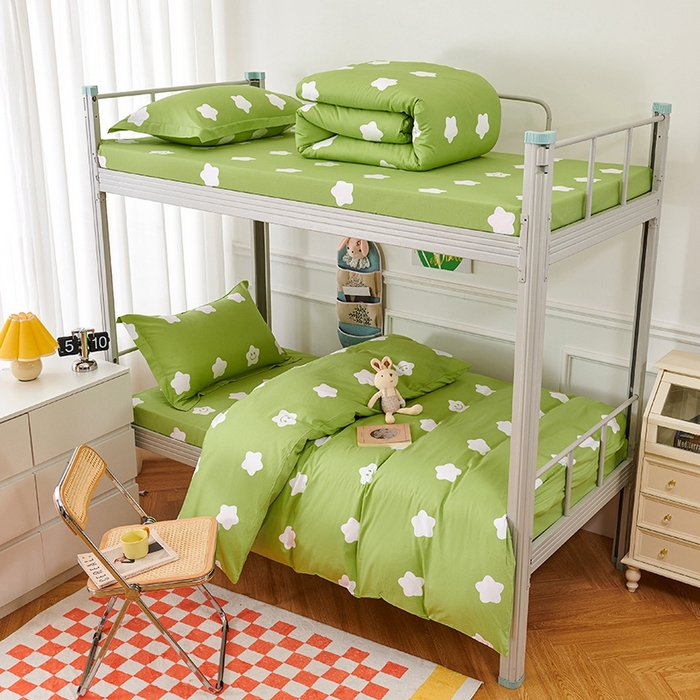 91家纺网 家纺一手货源 找家纺 （总）斯尔顿 2025新款学生宿舍加厚全棉三件套