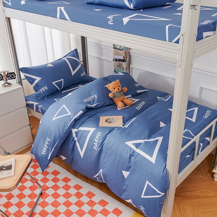 91家纺网 家纺一手货源 找家纺 （总）斯尔顿 2025新款学生宿舍加厚全棉三件套