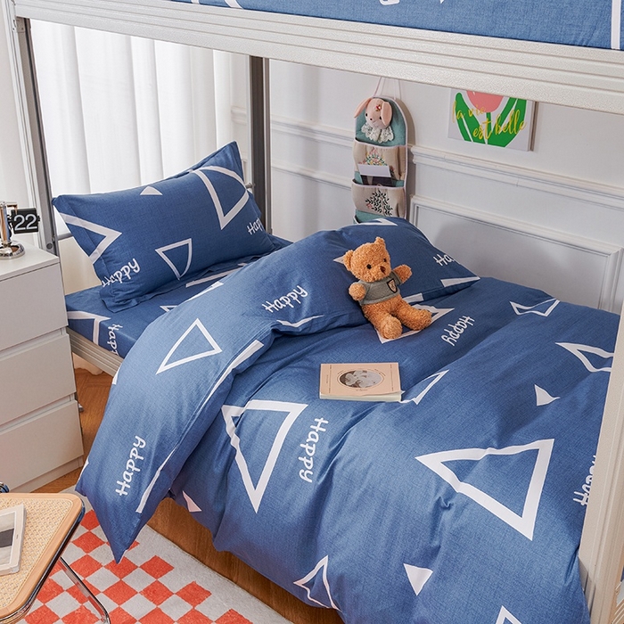 91家纺网 家纺一手货源 找家纺 （总）斯尔顿 2025新款学生宿舍加厚全棉三件套