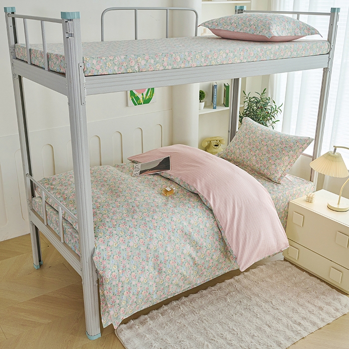 91家纺网 家纺一手货源 找家纺 （总）睡美美家纺 2025新款印花全棉学生宿舍三件套