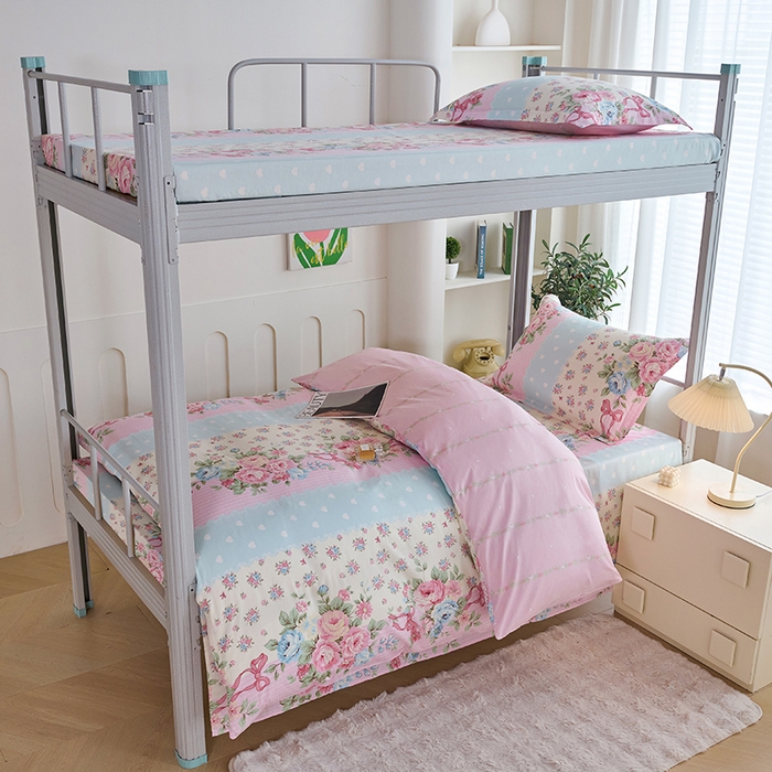 91家纺网 家纺一手货源 找家纺 （总）睡美美家纺 2025新款印花全棉学生宿舍三件套