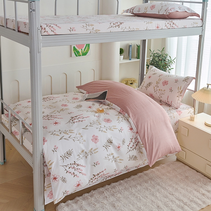 91家纺网 家纺一手货源 找家纺 （总）睡美美家纺 2025新款印花全棉学生宿舍三件套