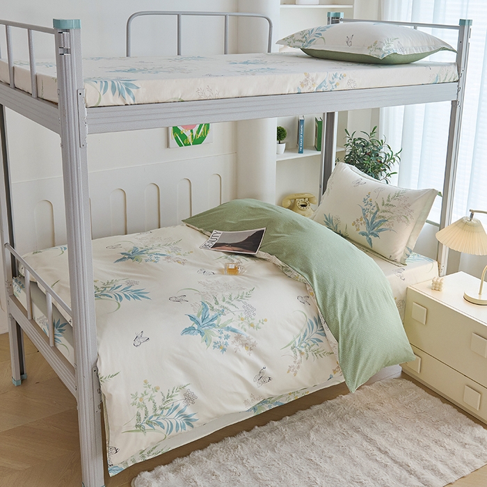 91家纺网 家纺一手货源 找家纺 （总）睡美美家纺 2025新款印花全棉学生宿舍三件套