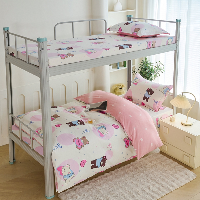 91家纺网 家纺一手货源 找家纺 （总）睡美美家纺 2025新款印花全棉学生宿舍三件套