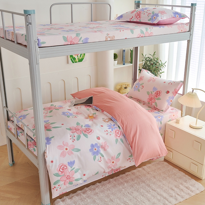 91家纺网 家纺一手货源 找家纺 （总）睡美美家纺 2025新款印花全棉学生宿舍三件套