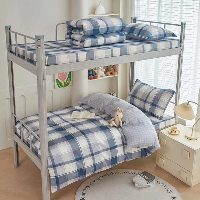 91家纺网 家纺一手货源 找家纺 （总）睡美美家纺 2025新款印花全棉学生宿舍三件套