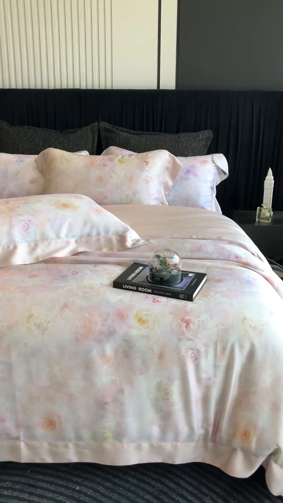 91家纺网 家纺一手货源 找家纺 （总）佳汐蓝家纺 2025春夏臻品60兰精天丝四件套-露华