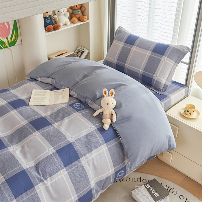 91家纺网 家纺一手货源 找家纺 （总）睡美美家纺 2025新款印花全棉学生宿舍三件套