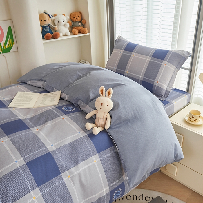 91家纺网 家纺一手货源 找家纺 （总）睡美美家纺 2025新款印花全棉学生宿舍三件套