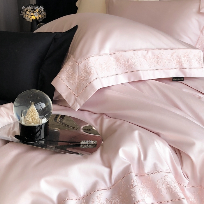 91家纺网 家纺一手货源 找家纺 （总）佳汐蓝家纺 2025春夏臻品100S CR工艺澳棉四件套-帝普露