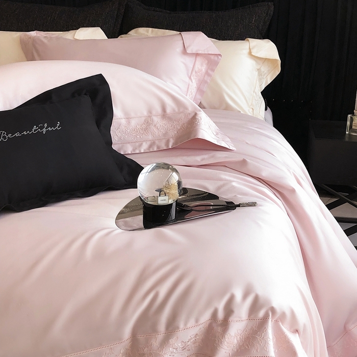 91家纺网 家纺一手货源 找家纺 （总）佳汐蓝家纺 2025春夏臻品100S CR工艺澳棉四件套-帝普露