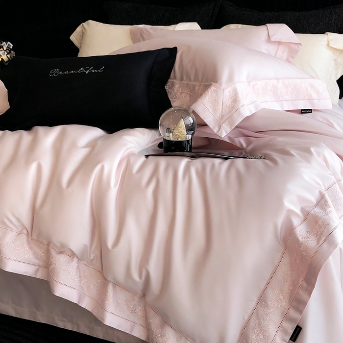 91家纺网 家纺一手货源 找家纺 （总）佳汐蓝家纺 2025春夏臻品100S CR工艺澳棉四件套-帝普露