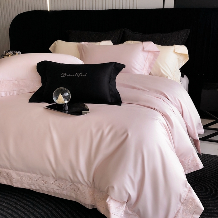 91家纺网 家纺一手货源 找家纺 （总）佳汐蓝家纺 2025春夏臻品100S CR工艺澳棉四件套-帝普露