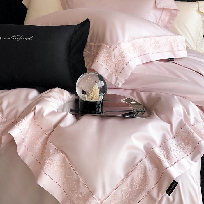 91家纺网 家纺一手货源 找家纺 （总）佳汐蓝家纺 2025春夏臻品100S CR工艺澳棉四件套-帝普露