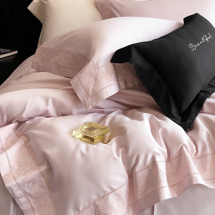 91家纺网 家纺一手货源 找家纺 （总）佳汐蓝家纺 2025春夏臻品100S CR工艺澳棉四件套-帝普露