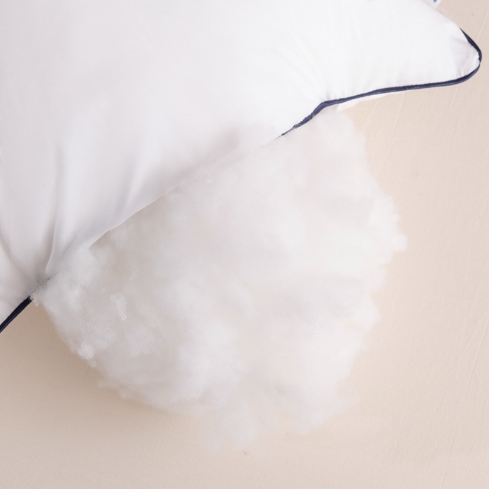 91家纺网 家纺一手货源 找家纺 乐居家纺 2025新款凉感高密冰丝双人印花枕套+内芯 枕芯