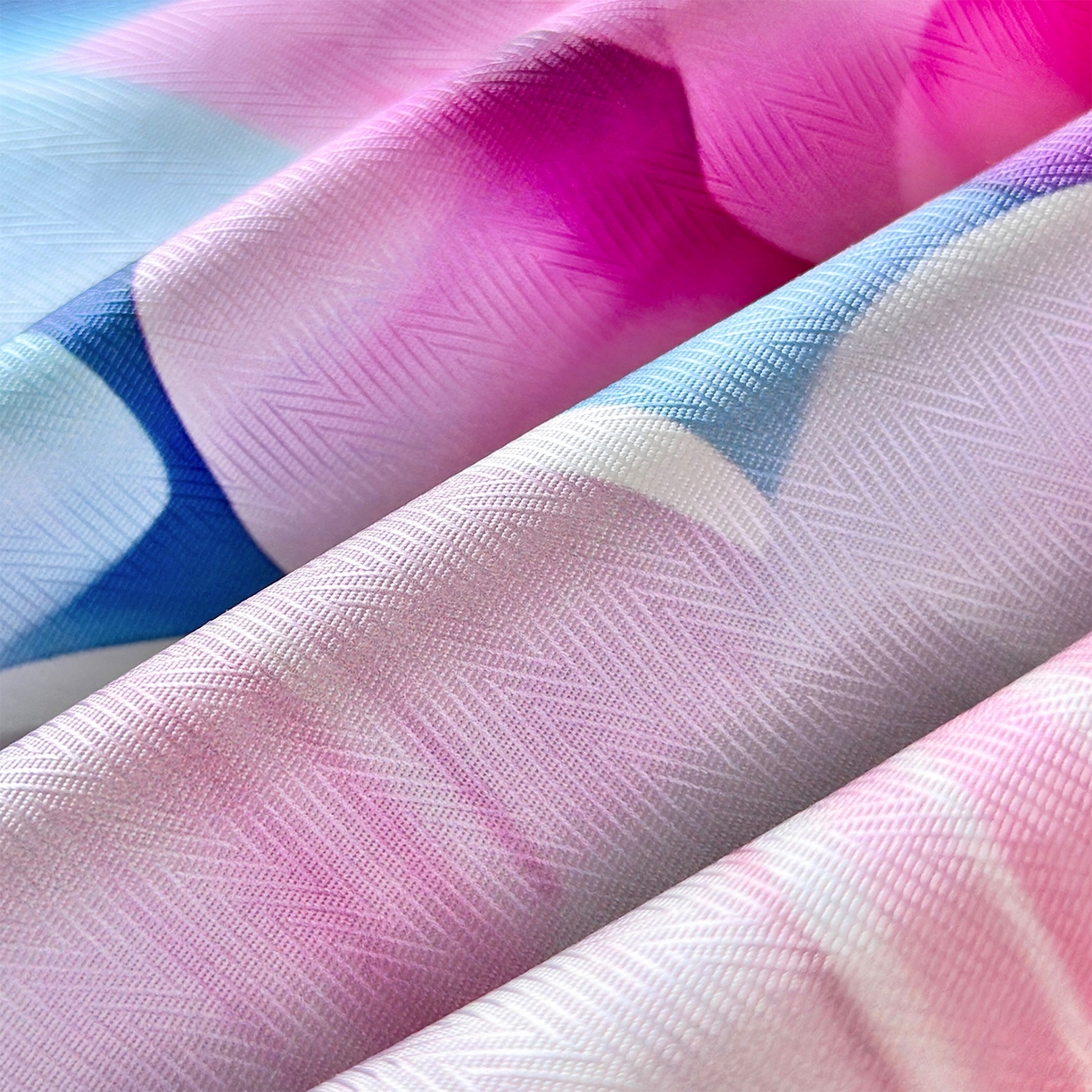 91家纺网 家纺一手货源 找家纺 乐居家纺 2025新款凉感高密冰丝双人印花枕套+内芯 茗畔