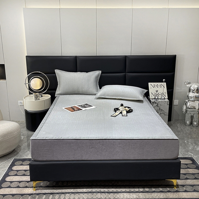 乐居家纺 2025新款3D凉豆豆床凉席系列 灰色