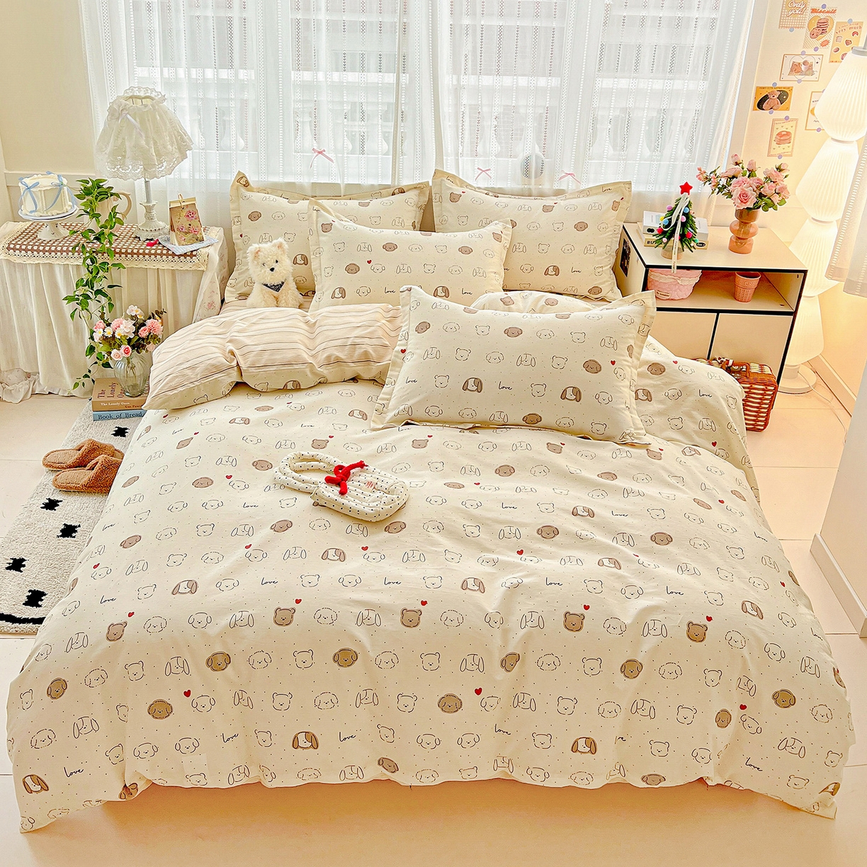 91家纺网 家纺一手货源 找家纺 （总）依庭2025春夏新款12868全棉纯棉四件套