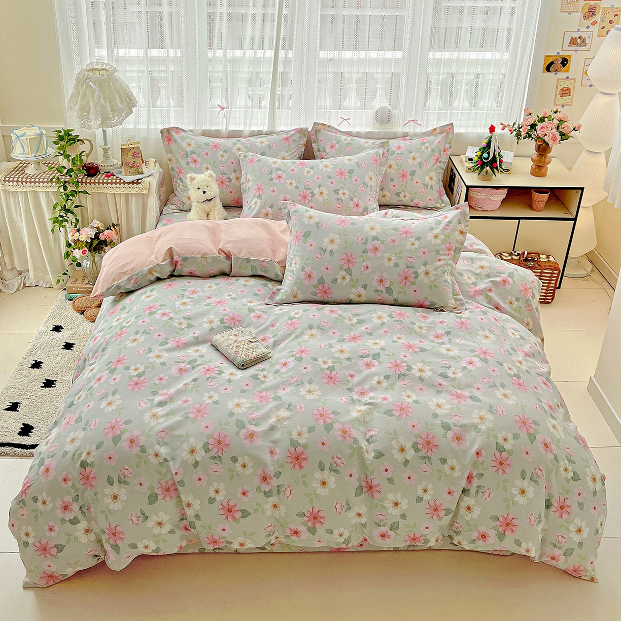 91家纺网 家纺一手货源 找家纺 （总）依庭2025春夏新款12868全棉纯棉四件套