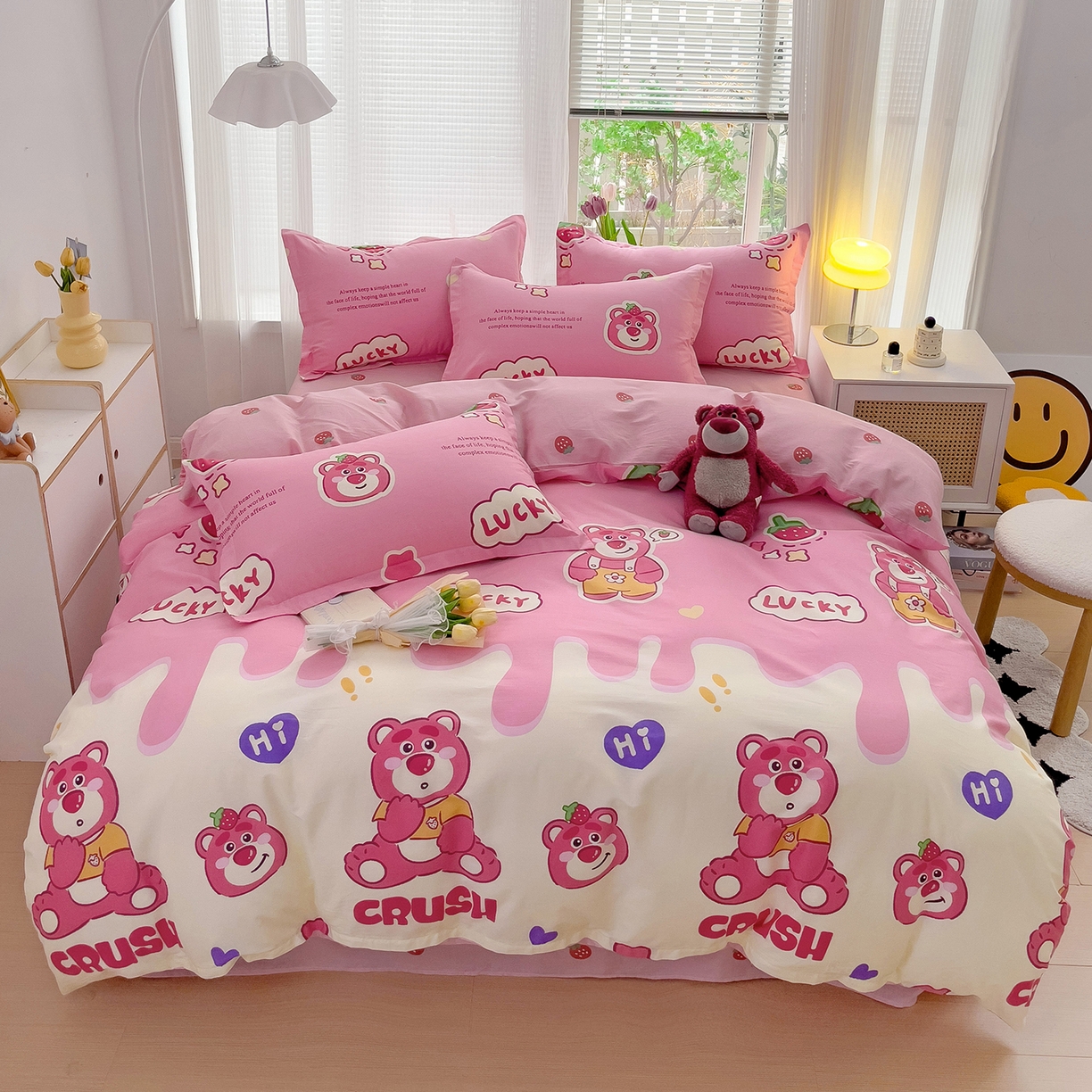 91家纺网 家纺一手货源 找家纺 （总）依庭2025春夏新款12868全棉纯棉四件套