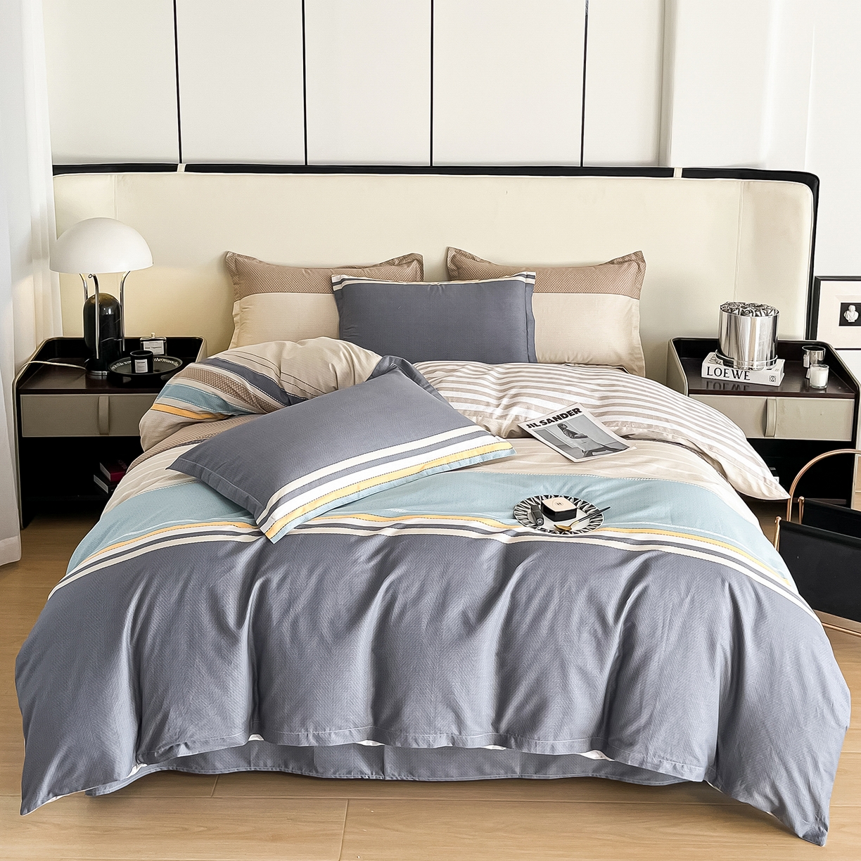 91家纺网 家纺一手货源 找家纺 （总）依庭2025春夏新款12868全棉纯棉四件套