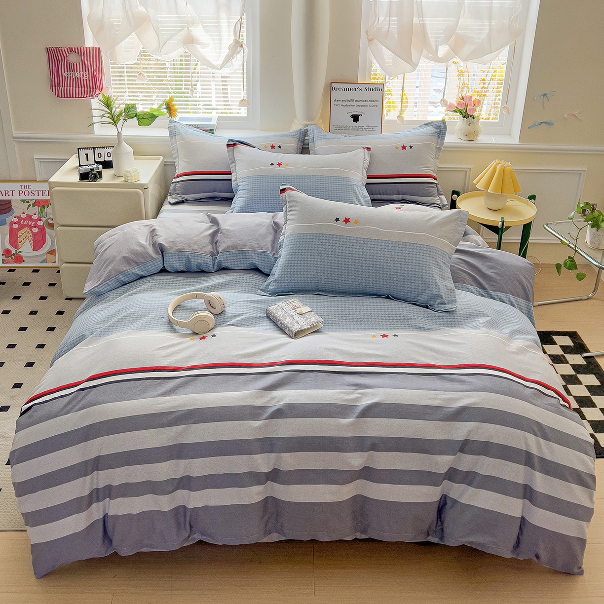 91家纺网 家纺一手货源 找家纺 （总）依庭2025春夏新款12868全棉纯棉四件套