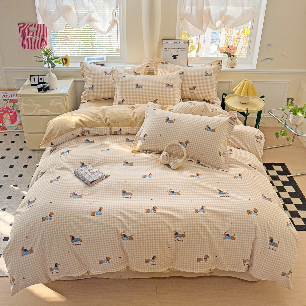 91家纺网 家纺一手货源 找家纺 （总）依庭2025春夏新款12868全棉纯棉四件套