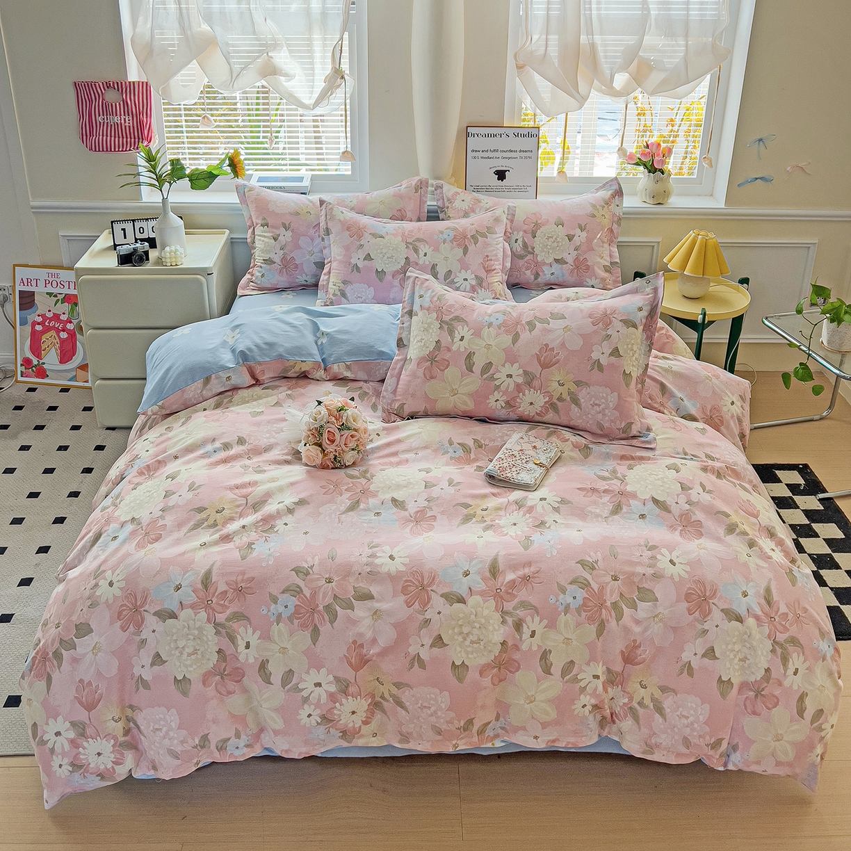 91家纺网 家纺一手货源 找家纺 （总）依庭2025春夏新款12868全棉纯棉四件套