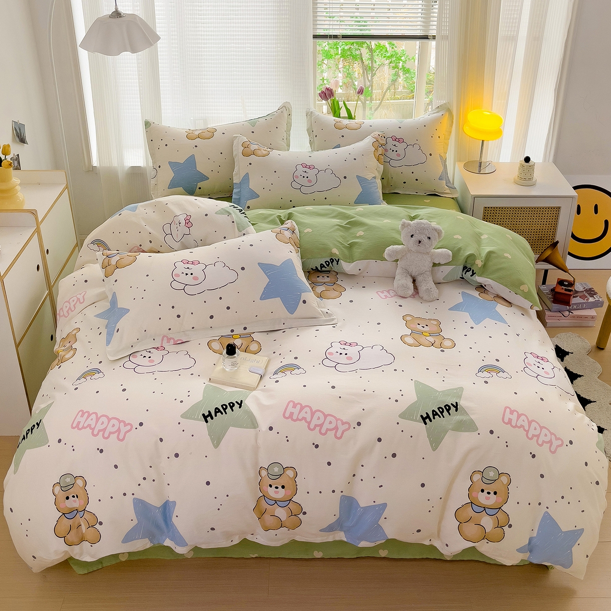 91家纺网 家纺一手货源 找家纺 （总）依庭2025春夏新款12868全棉纯棉四件套