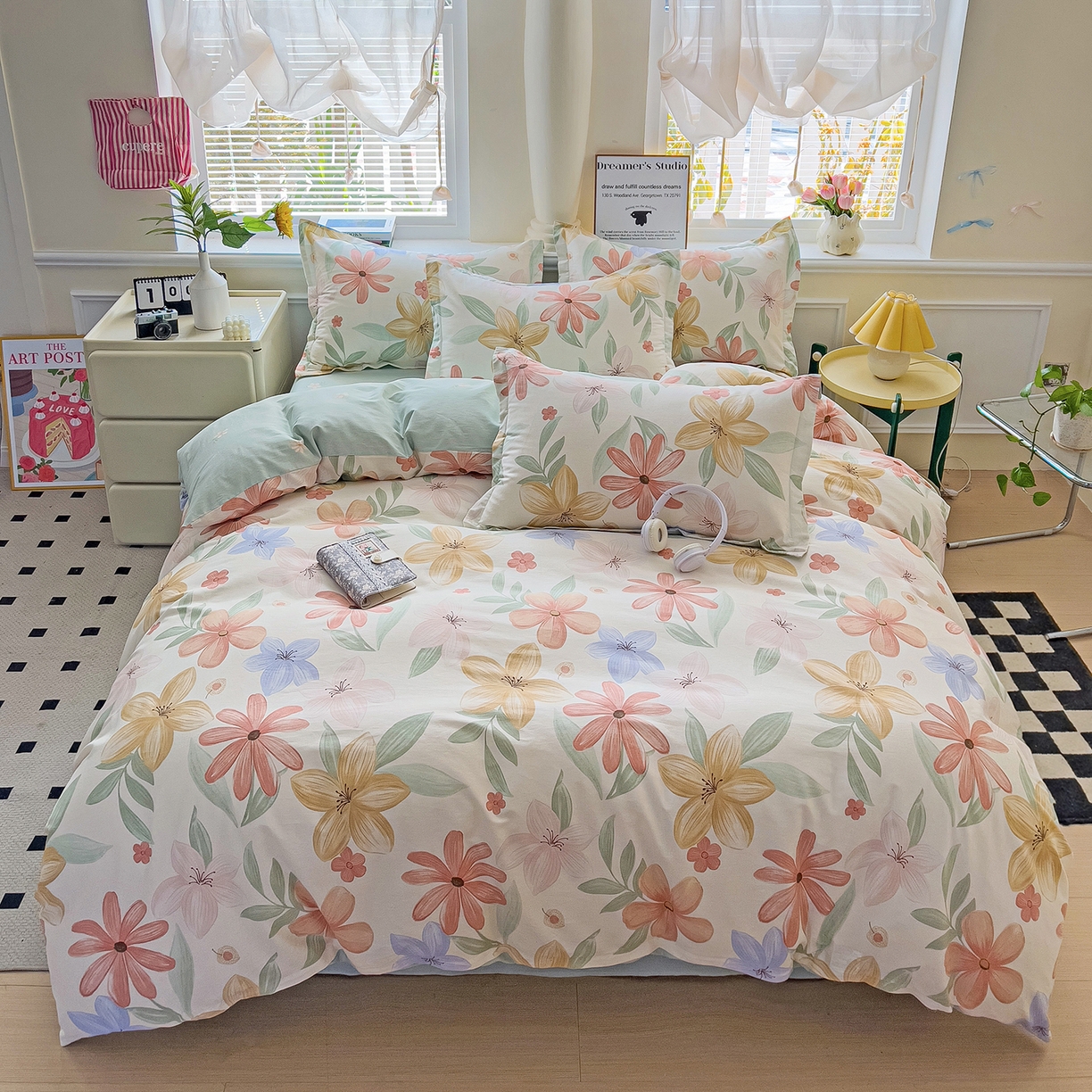 91家纺网 家纺一手货源 找家纺 （总）依庭2025春夏新款12868全棉纯棉四件套