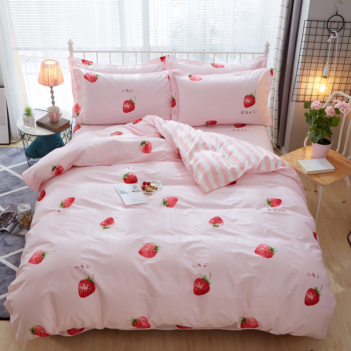 91家纺网 家纺一手货源 找家纺 （总）依庭2025春夏新款12868全棉纯棉四件套