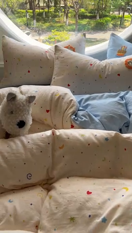 91家纺网 家纺一手货源 找家纺 （总）百寐 2025新款亲肤柔软水洗棉卡通可爱学生季宿舍床三四件套非全棉毛巾绣