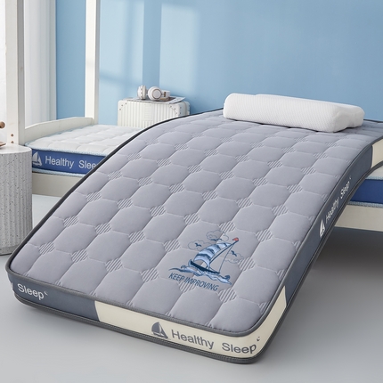 91家纺网 家纺一手货源 找家纺 艺博床垫 2025新款一帆风顺帆船标学生床垫 一帆风顺帆船标灰色