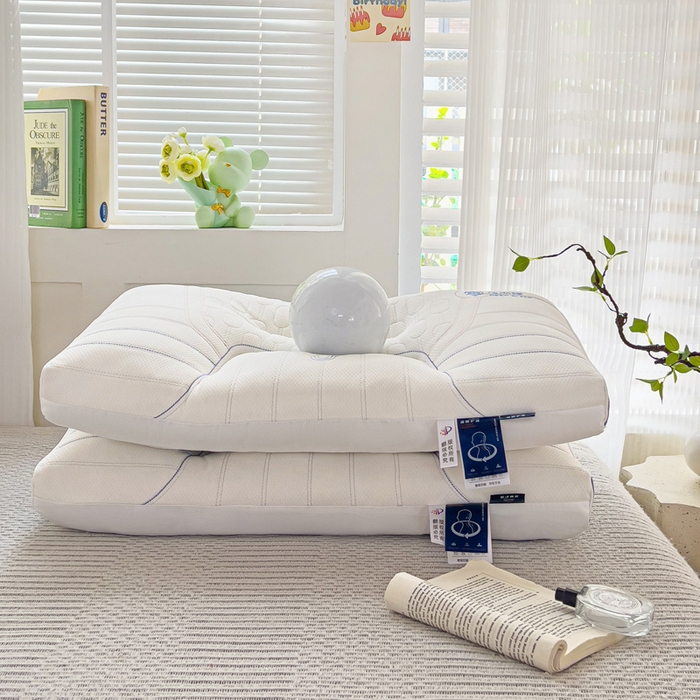 91家纺网 家纺一手货源 找家纺 （总）雅晨枕芯工厂店 2025新款透气乳胶零压深睡舱枕头成人护颈椎助睡眠专用枕头枕芯