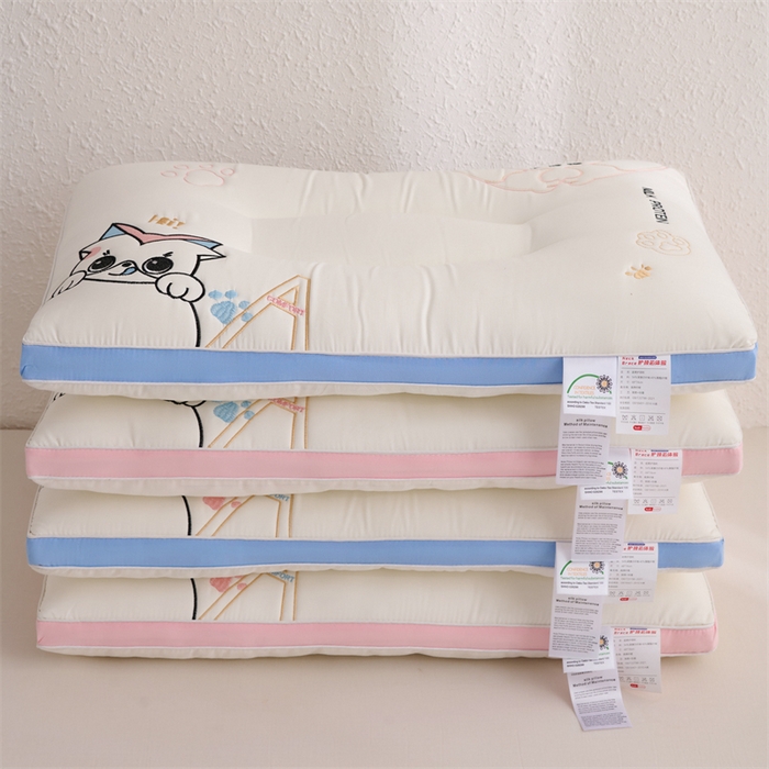 91家纺网 家纺一手货源 找家纺 （总）雅晨枕芯工厂店 2025新款小馋猫亲子护颈枕