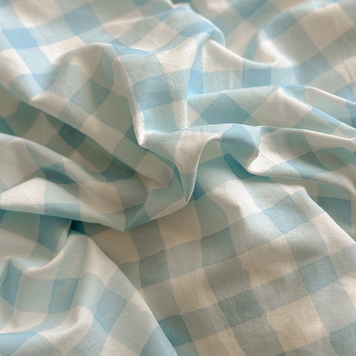 91家纺网 家纺一手货源 找家纺 百寐 2025新款亲肤柔软水洗棉卡通可爱学生季宿舍床三四件套非全棉毛巾绣 蓝格狮子