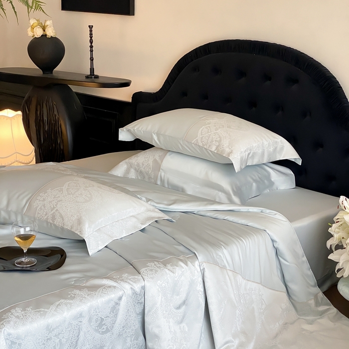 91家纺网 家纺一手货源 找家纺 太古汇2025春夏新款兰精天丝高精密夏被夏凉被空调被四件套奥斯汀系列奥斯汀系列 奥斯汀-天蓝