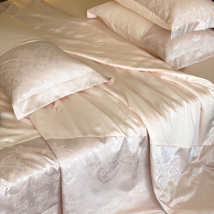 91家纺网 家纺一手货源 找家纺 太古汇2025春夏新款兰精天丝高精密夏被夏凉被空调被四件套奥斯汀系列奥斯汀系列 奥斯汀-樱花粉