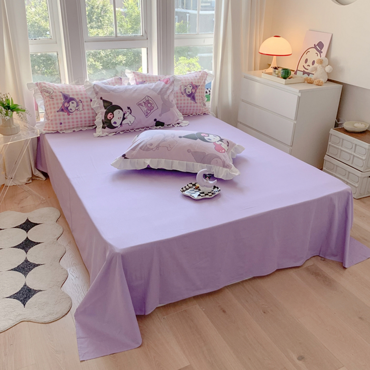 91家纺网 家纺一手货源 找家纺 （总）玉元坊 2025新款13372全棉纯棉180*230*250cm纯色床单