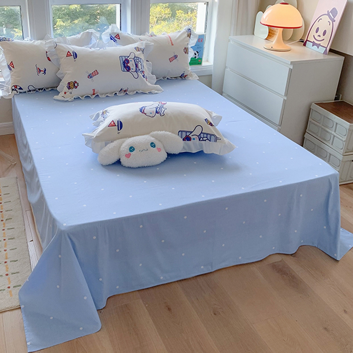 91家纺网 家纺一手货源 找家纺 （总）玉元坊 2025新款13372全棉纯棉180*230*250cm纯色床单