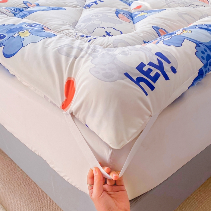 91家纺网 家纺一手货源 找家纺 缦卡琳家纺 2025新款活性生态棉纤维床垫 国际宝贝